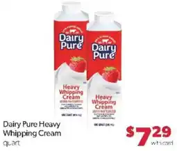 Family Fare Dairy Pure Heavy Whipping Cream offer