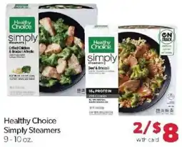 Family Fare Healthy Choice Simply Steamers offer