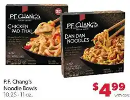 Family Fare P.F. Chang's Noodle Bowls offer