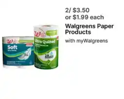 Walgreens Walgreens Paper Products offer