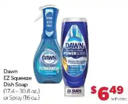 Family Fare Dawn ez squeeze dish soap offer