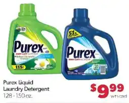 Family Fare Purex liquid laundry detergent offer