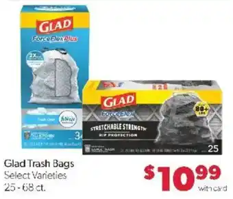 Family Fare Glad trash bags offer