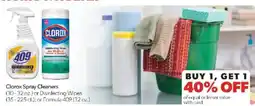 Family Fare Clorox Spray Cleaners or Disinfecting Wipes or Formula 409 offer
