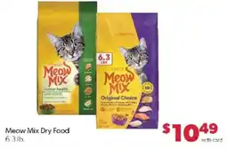 Family Fare Meow Mix Dry Food offer