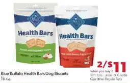 Family Fare Blue Buffalo Health Bars Dog Biscuits offer