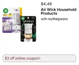 Walgreens Air Wick Household Products offer