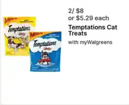 Walgreens Temptations Cat Treats offer