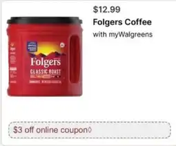 Walgreens Folgers coffee offer