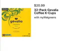 Walgreens Gevalia coffee k-cups offer
