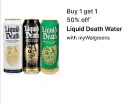 Walgreens Liquid Death Water offer