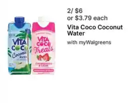 Walgreens Vita Coco Coconut Water offer