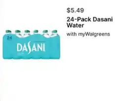 Walgreens Dasani water offer
