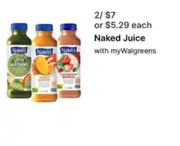 Walgreens Naked Juice offer