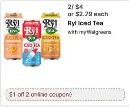 Walgreens Ryl Iced Tea offer