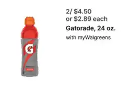 Walgreens Gatorade offer