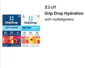 Walgreens Drip Drop Hydration offer