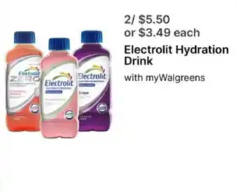 Walgreens Electrolyte Hydration Drink offer