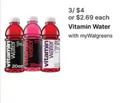 Walgreens Vitamin Water offer