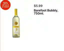 Walgreens Barefoot Bubbly offer