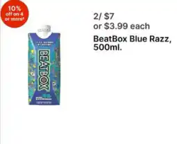 Walgreens BeatBox Blue Razz offer