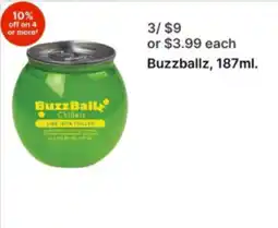 Walgreens Buzzballz Chillers offer