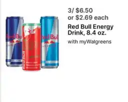Walgreens Red Bull Energy Drink offer