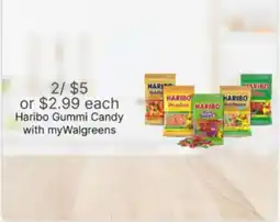 Walgreens Haribo Gummi Candy offer