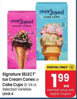 Safeway Signature Select Ice Cream Cones or Cake Cups offer