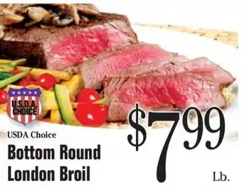 Usda Choice Bottom Round London Broil