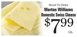 Morton Williams Morton Williams Domestic Swiss Cheese offer