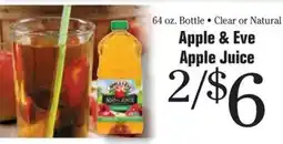Morton Williams Apple & Eve Apple Juice offer