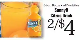 Morton Williams SunnyD Citrus Drink offer