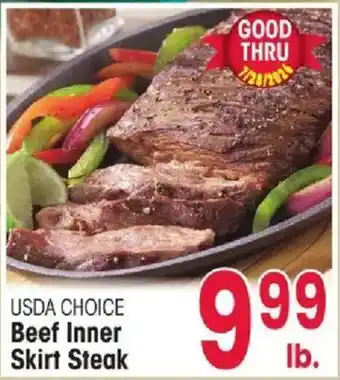 Jewel-Osco Usda choice beef inner skirt steak offer