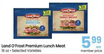 Safeway Land O'Frost Premium Lunch Meat offer