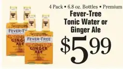 Morton Williams Fever-Tree Tonic Water or Ginger Ale offer