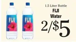Morton Williams Fiji Water offer