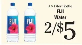 Morton Williams Fiji Water offer