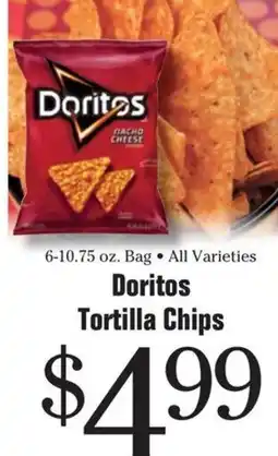 Morton Williams Doritos tortilla chips offer