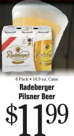 Morton Williams Radeberger Pilsner Beer offer