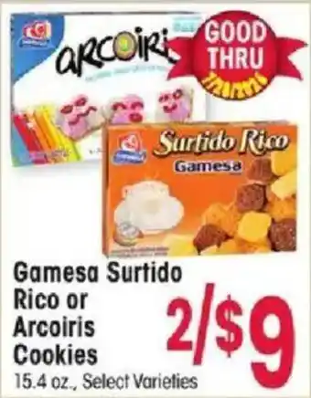 Gamesa Surtido Rico or Arcoiris Cookies