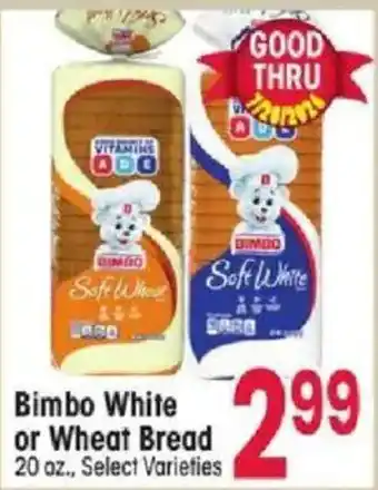 Jewel-Osco Bimbo White or Wheat Bread offer