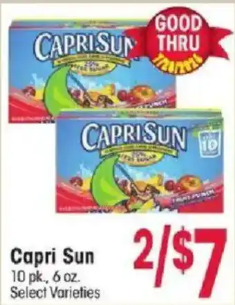 Jewel-Osco Capri Sun offer