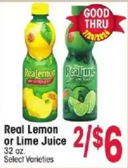 Jewel-Osco Real Lemon or Lime Juice offer