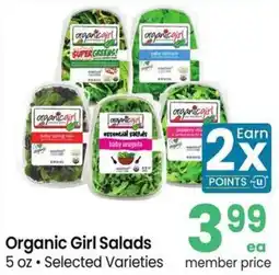 Safeway Organic Girl Salads offer