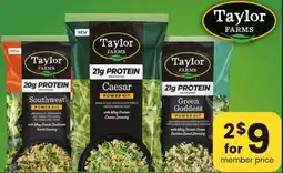 Safeway Taylor Farms Caesar Power Kit, Green Goddess Power Kit, Southwest Power Kit offer