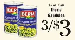 Morton Williams Iberia gandules offer