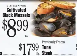 Morton Williams Cultivated Black Mussels offer
