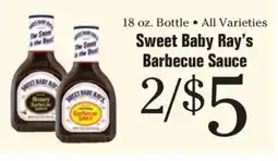 Morton Williams Sweet Baby Ray's Barbecue Sauce offer