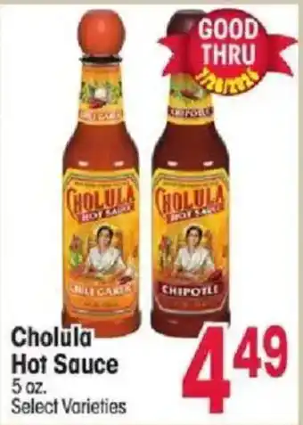 Jewel-Osco Cholula Hot Sauce offer